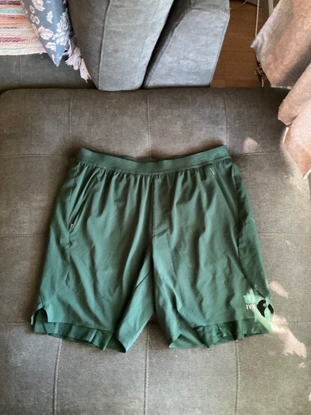 EUC Kith Ivy Green Athletic Shorts 32" Waist